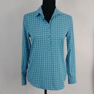 Southern Tide Intercoastal Gingham Popover Top